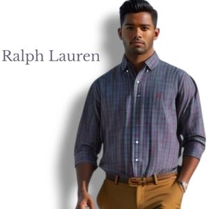 Ralph Lauren Yarmouth Plaid Oxford Shirt